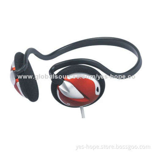 Behind-the-neck headset for MP3/MP4/mobile phone